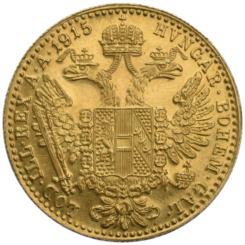 1 Ducat Or Autrichien avers