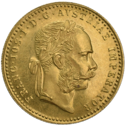 1 Ducat Or Autrichien revers