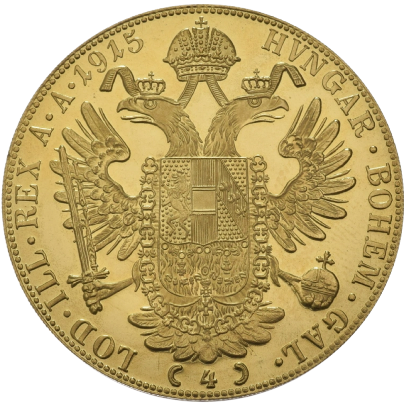 4 Ducats Or Autrichien avers