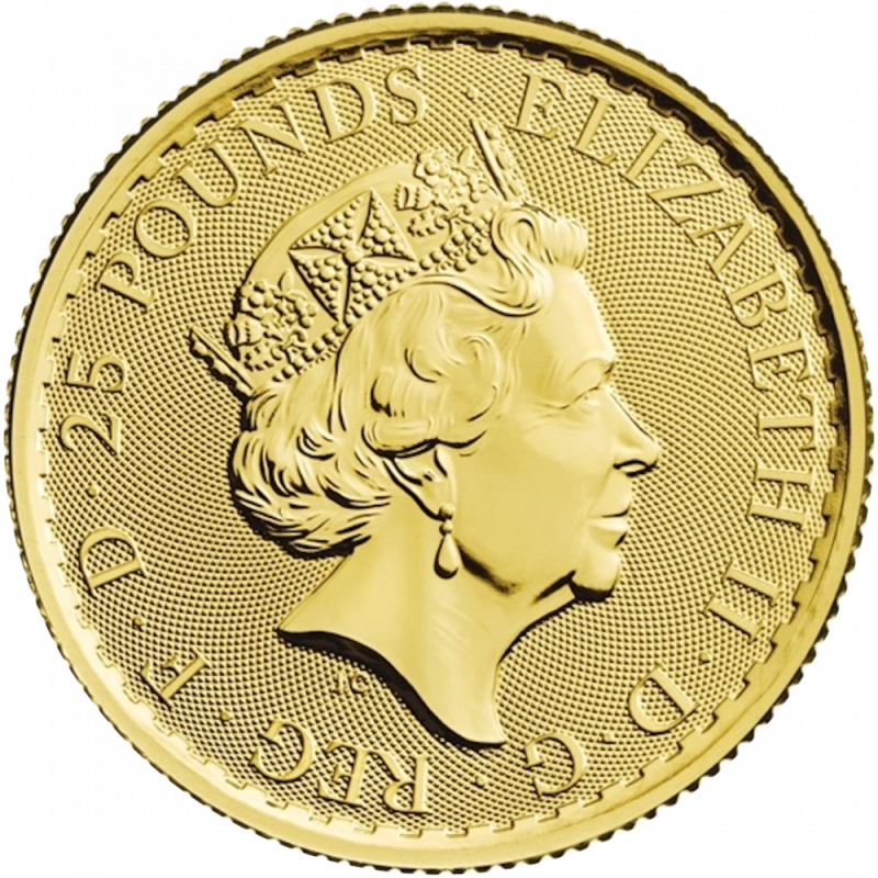 Britannia Or 1/4 Once revers