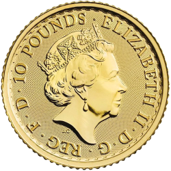 Britannia Or 1/10 Once revers