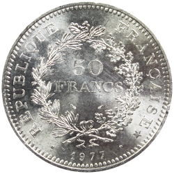 50 Francs Hercule 1974 1980 avers