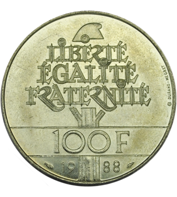 100 Francs Argent 1982 - 2002 avers