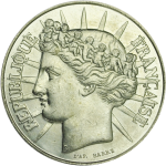 100 Francs Argent 1982 - 2002 revers