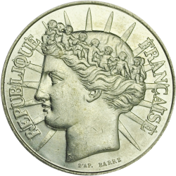 100 Francs Argent 1982 - 2002 revers