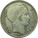 20 Francs Turin 1929 - 1939 avers