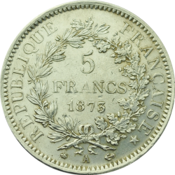 Ecu 5 Francs revers