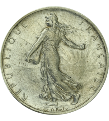 2 Francs Semeuse 1898 - 1920 revers