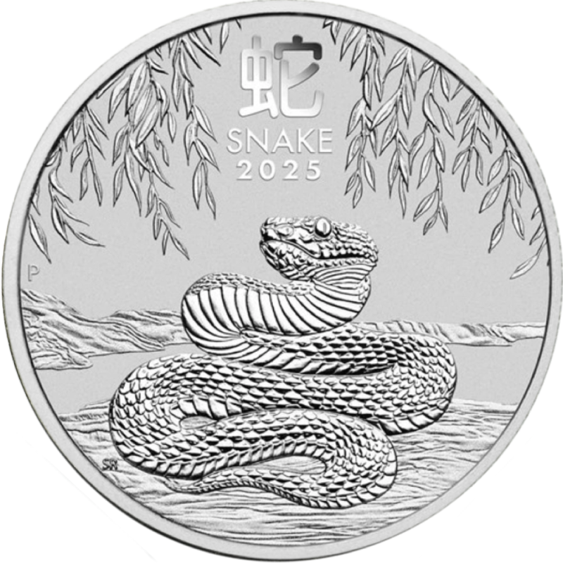 Année du Serpent 1 Once Argent 2025