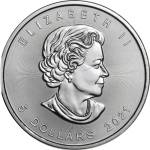 Maple Leaf 1 Once Argent revers