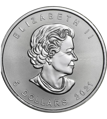 Maple Leaf 1 Once Argent revers