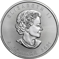 Maple Leaf 1 Once Argent revers