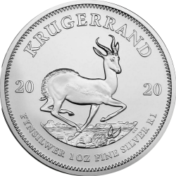 Krugerrand 1 Once Argent revers
