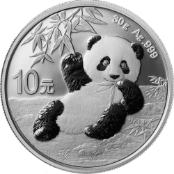 Panda 30g Argent avers