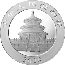 Panda 30g Argent revers