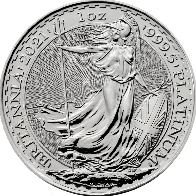 Britannia 1 Once Platine avers