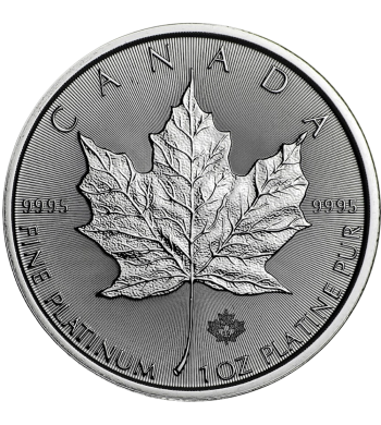 Maple Leaf 1 Once Platine avers