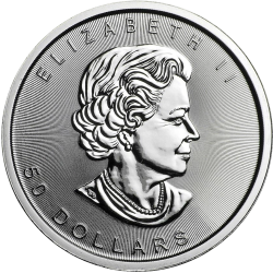 Maple Leaf 1 Once Platine revers