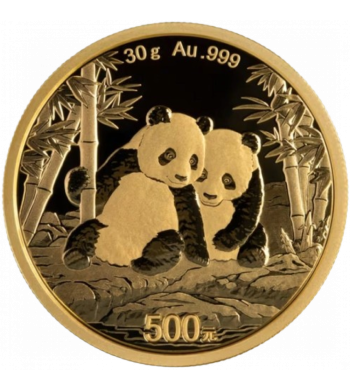 Panda Or 30g 2026 | Pièce Or Chine 999‰