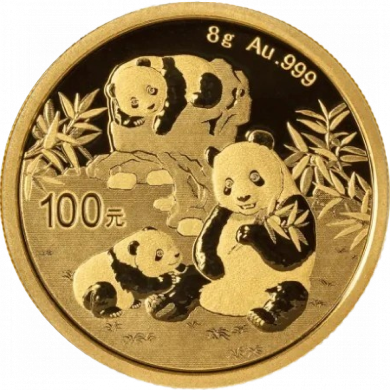 Panda Or 8g | Pièce Or Chine 999‰