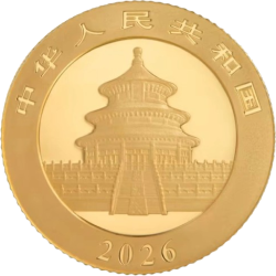 Panda Or 3g 2026 | Pièce Or Chine 999‰