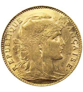 pièce 10 Francs Marianne Coq Avers
