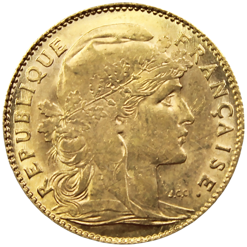 pièce 10 Francs Marianne Coq Avers