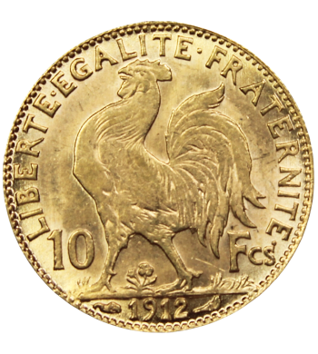 pièce 10 Francs Marianne Coq revers