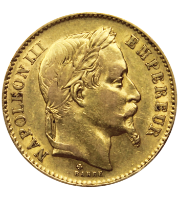 Louis d'Or de 20 Francs en OR avers