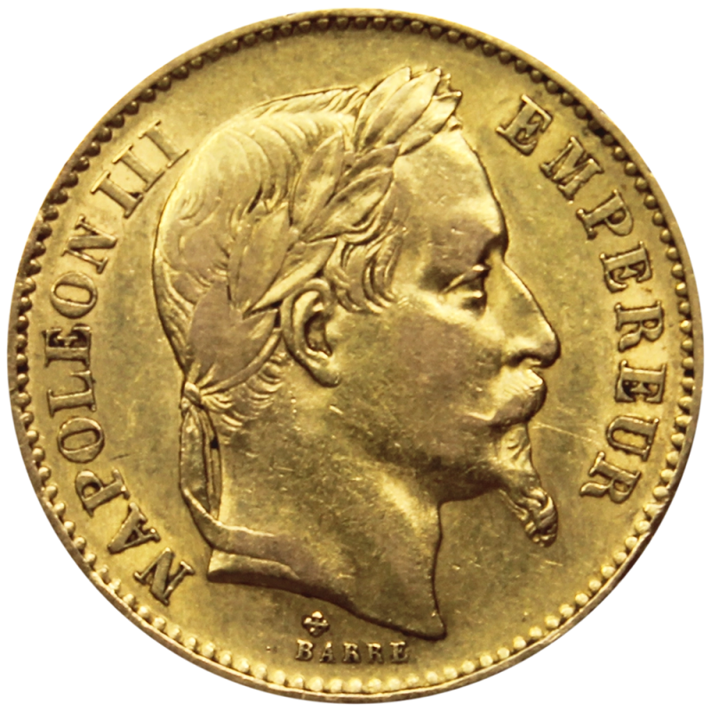Louis d'Or de 20 Francs en OR avers