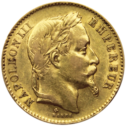 Louis d'Or de 20 Francs en OR avers