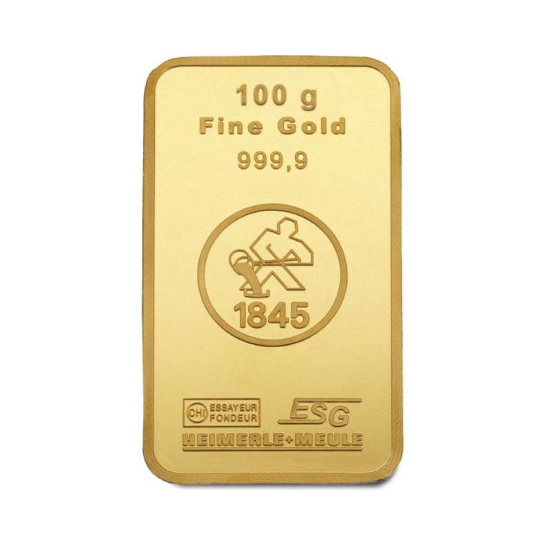 Lingot Or 100 g | Lingot d’Or 999,9‰ d’Investissement