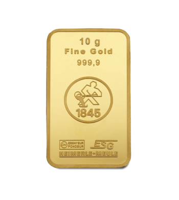 Lingot Or 10 g | Lingotin d’Or 999,9‰ Accessible