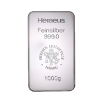 Lingot Argent 1 kg | Lingot Argent 999,9‰ d’Investissement