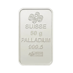 Lingot Palladium 50 g 999,5‰ | Investissement Métal Rare