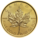Maple Leaf 1/2 Once Or 999,9‰ | Pièce Or Canada