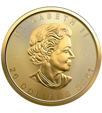 Maple Leaf 1/2 Once Or 999,9‰ | Pièce Or Canada