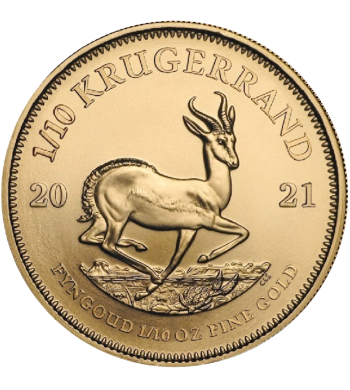 Krugerrand Or 1/2 Once revers