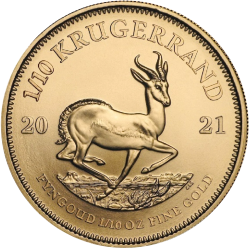 Krugerrand Or 1/2 Once revers