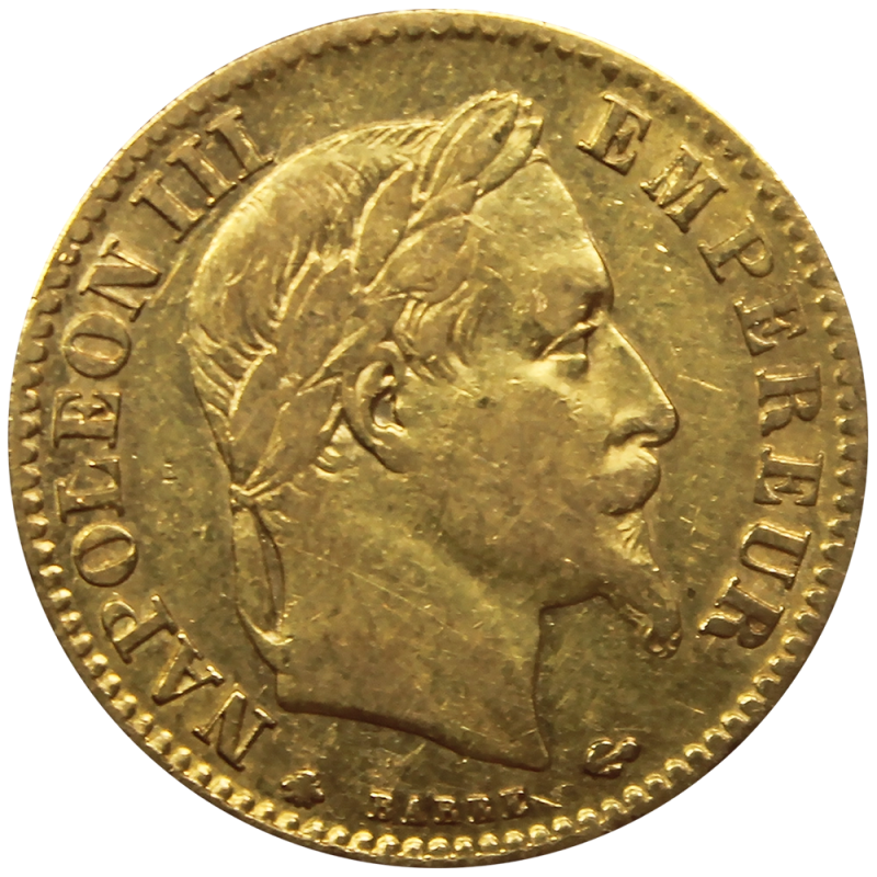Pièce 10 Francs Napoléon avers