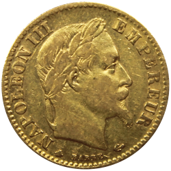 Pièce 10 Francs Napoléon avers