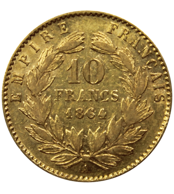 Pièce 10 Francs Napoléon revers