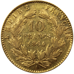 Pièce 10 Francs Napoléon revers