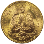 Pièce de 50 Pesos en Or revers