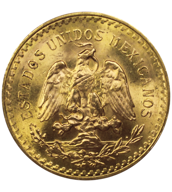 Pièce de 50 Pesos en Or revers