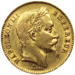 pièce de 20 Francs Napoléon avers