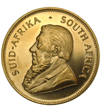 Pièce en or Krugerrand avers