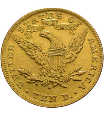 pièce 10 Dollars US revers