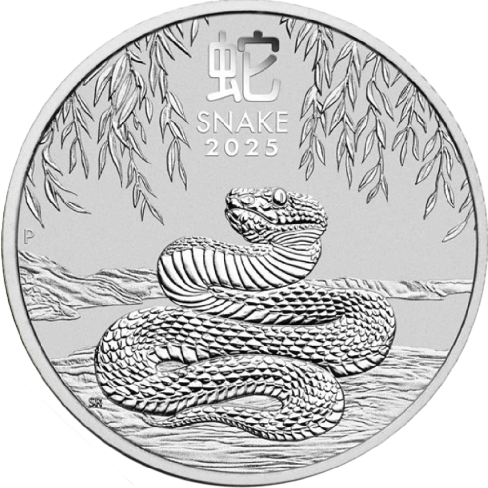 Année du Serpent Argent 1 Once 2025