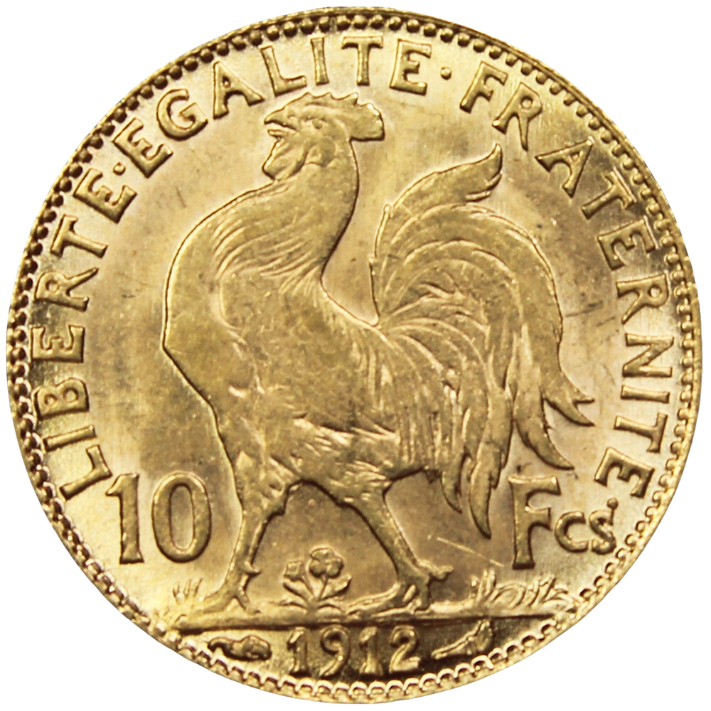 10 Francs Marianne Coq Or